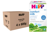 HiPP Comfort Baby Milk Powder Formula, Food for Special Medical Purposes, From birth 800g (Pack of 4)
